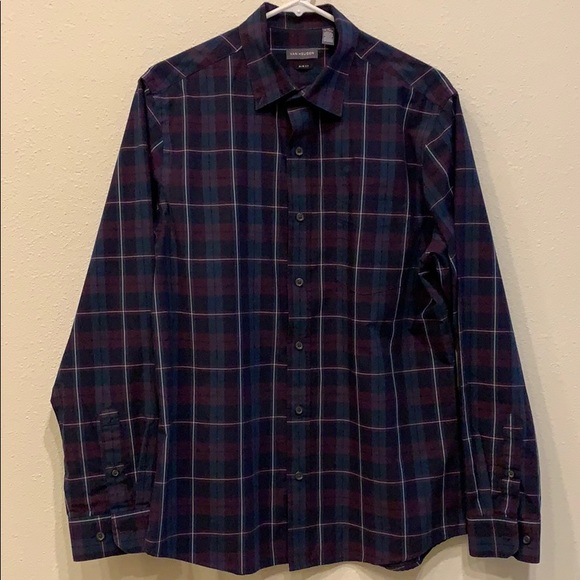 Van Heusen Mens Long Sleeve Button Up - Picture 2 of 6